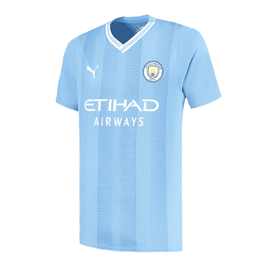 Manchester City Home  Soccer Jersey 2023/24 Nej Dresy Obchod