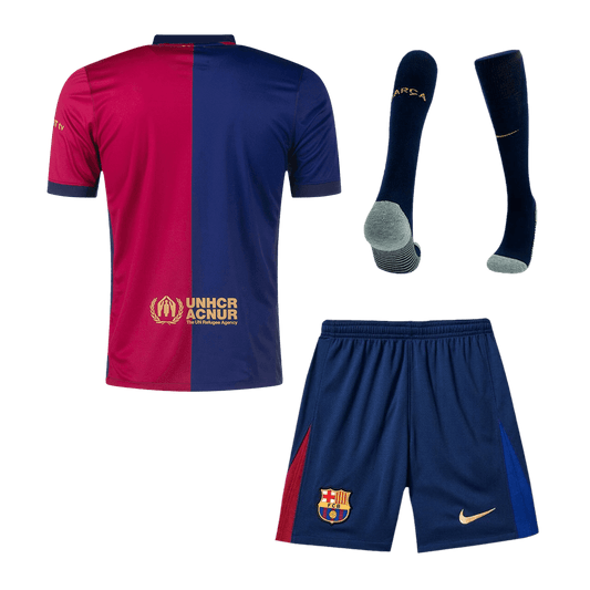 Barcelona Home  Soccer Jersey Kit(Jersey+Shorts+Socks) 2024/25 Nej Dresy Obchod
