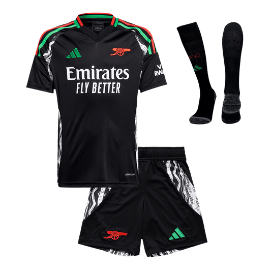 Kid's Arsenal Away  Soccer Jersey Kit(Jersey+Shorts+Socks) 2024/25 Nej Dresy Obchod