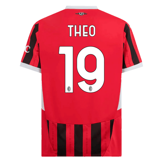 THEO #19 AC Milan Home  Soccer Jersey 2024/25 Nej Dresy Obchod