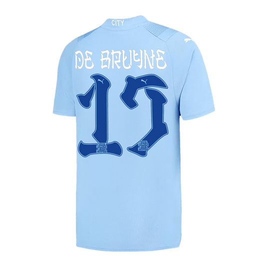 DE BRUYNE #17 Manchester City Japanese Tour Printing Home  Soccer Jersey 2023/24 Nej Dresy Obchod