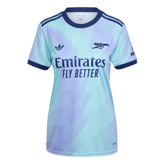 Women's Arsenal Third Away  Soccer Jersey 2024/25 Nej Dresy Obchod