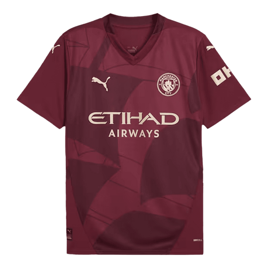 Manchester City Third Away  Soccer Jersey 2024/25 Nej Dresy Obchod