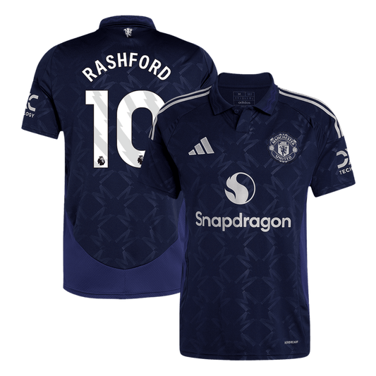 RASHFORD #10 Manchester United Away  Soccer Jersey 2024/25 Nej Dresy Obchod