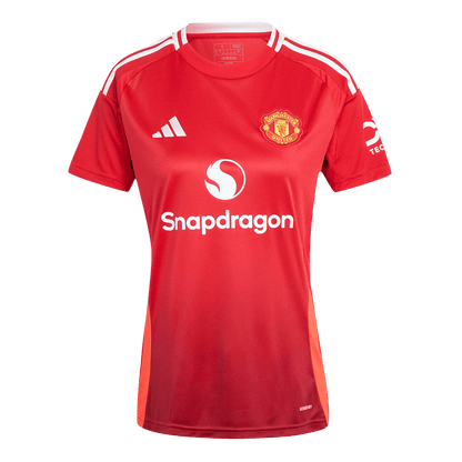 Women's Manchester United Home  Soccer Jersey 2024/25 Nej Dresy Obchod