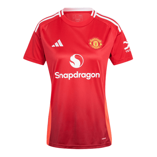 Women's Manchester United Home  Soccer Jersey 2024/25 Nej Dresy Obchod
