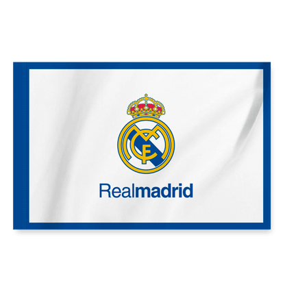 Real Madrid Team Flag White Nej Dresy Obchod