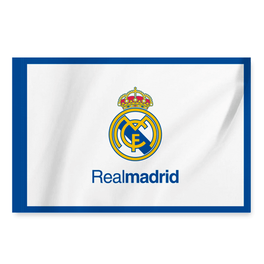 Real Madrid Team Flag White Nej Dresy Obchod