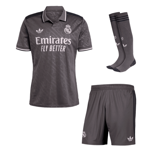 Real Madrid Third Away  Soccer Jersey Kit(Jersey+Shorts+Socks) 2024/25 Nej Dresy Obchod