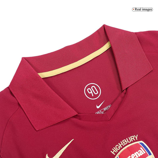Retro BERGKAMP #10 2005/06 Arsenal Home  Soccer Jersey Nej Dresy Obchod