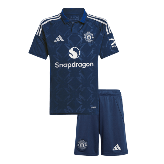 Kid's Manchester United Away  Soccer Jersey Kit(Jersey+Shorts) 2024/25 Nej Dresy Obchod
