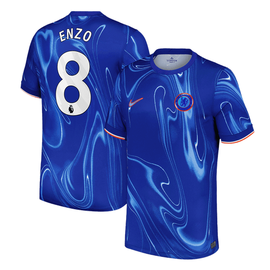 ENZO #8 Chelsea Home  Soccer Jersey 2024/25 Nej Dresy Obchod