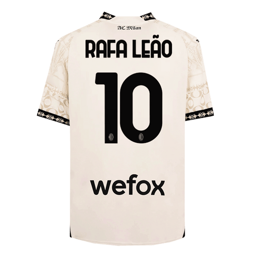 RAFA LE?O #10 AC Milan X Pleasures Fouth Away  Soccer Jersey 2023/24 Nej Dresy Obchod