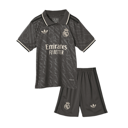 Kid's Real Madrid Third Away  Soccer Jersey Kit(Jersey+Shorts) 2024/25 Nej Dresy Obchod