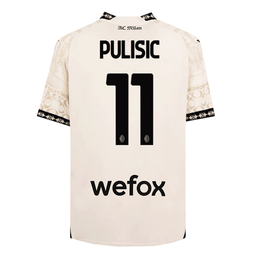 PULISIC #11 AC Milan X Pleasures Fouth Away  Soccer Jersey 2023/24 Nej Dresy Obchod