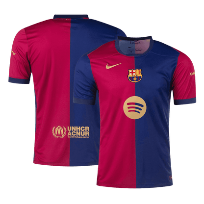 Barcelona Home  Soccer Jersey 2024/25-Spotify Logo Without Text Nej Dresy Obchod