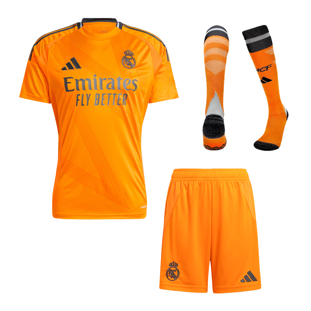 Real Madrid Away  Soccer Jersey Kit(Jersey+Shorts+Socks) 2024/25 Nej Dresy Obchod