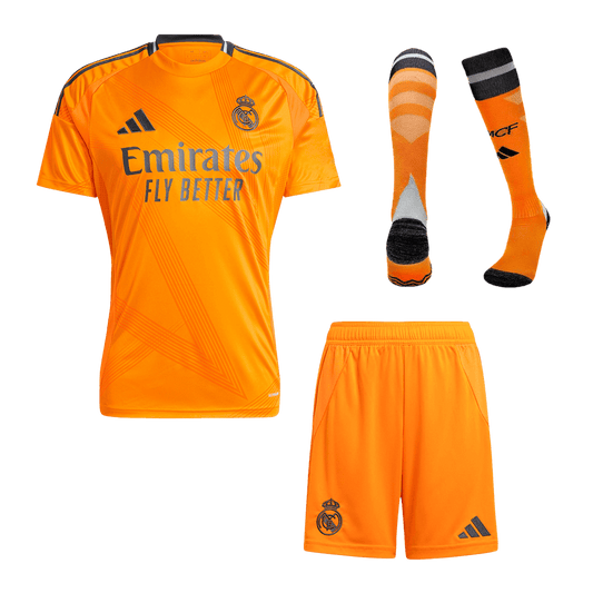Real Madrid Away  Soccer Jersey Kit(Jersey+Shorts+Socks) 2024/25 Nej Dresy Obchod