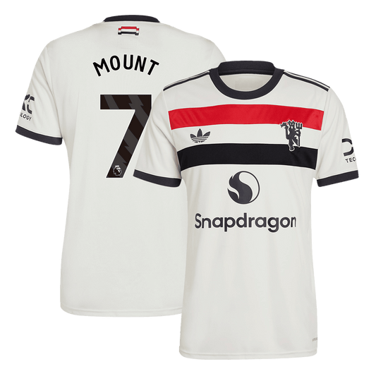 MOUNT #7 Manchester United Third Away  Soccer Jersey 2024/25 Nej Dresy Obchod