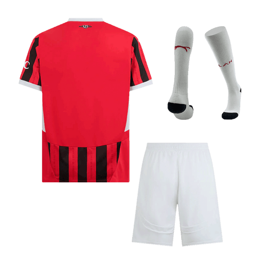 AC Milan Home  Soccer Jersey Kit(Jersey+Shorts+Socks) 2024/25 Nej Dresy Obchod