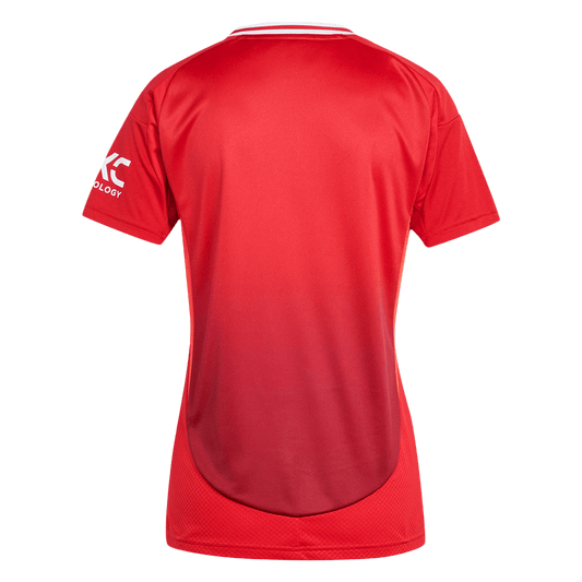 Women's Manchester United Home  Soccer Jersey 2024/25 Nej Dresy Obchod
