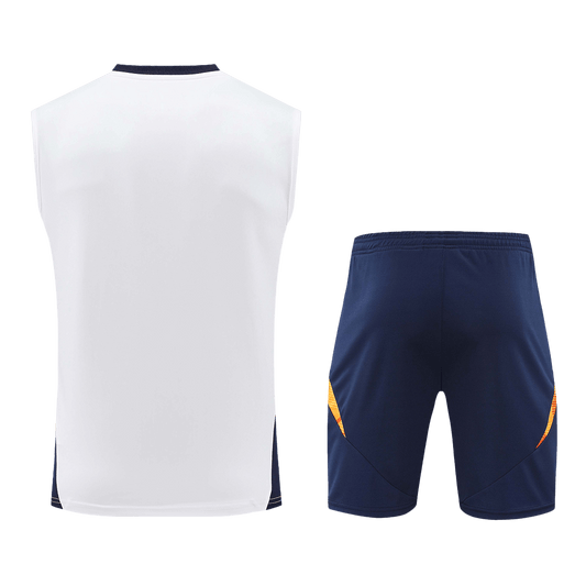 Real Madrid Pre-Match  Soccer Jersey Vest Kit(Jersey+Shorts) 2024/25 Nej Dresy Obchod