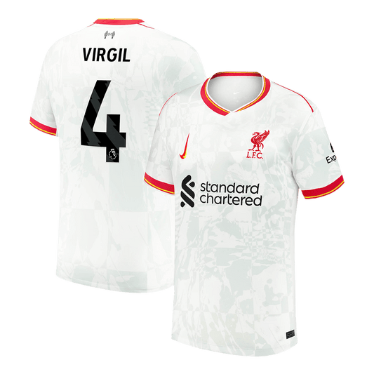 VIRGIL #4 Liverpool Third Away  Soccer Jersey 2024/25 Nej Dresy Obchod