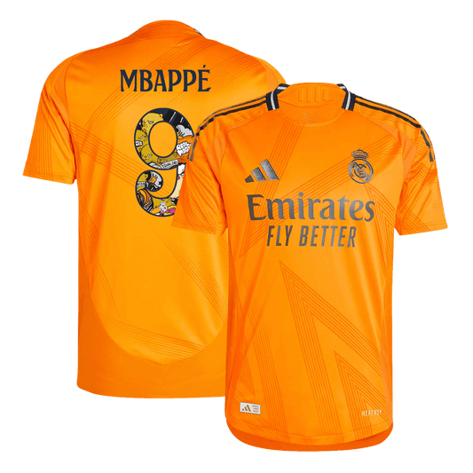 Player Version MBAPP? #9 Real Madrid Away  Soccer Jersey 2024/25 - Bear Champ Font Nej Dresy Obchod