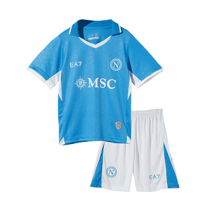 Kid's Napoli Home  Soccer Jersey Kit(Jersey+Shorts) 2024/25 Nej Dresy Obchod