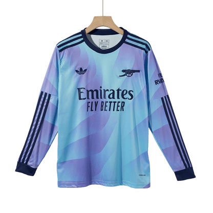 Arsenal Third Away Long Sleeve  Soccer Jersey 2024/25 Nej Dresy Obchod