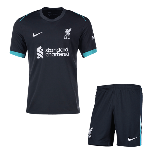 Liverpool Away  Soccer Jersey Kit(Jersey+Shorts) 2024/25 Nej Dresy Obchod
