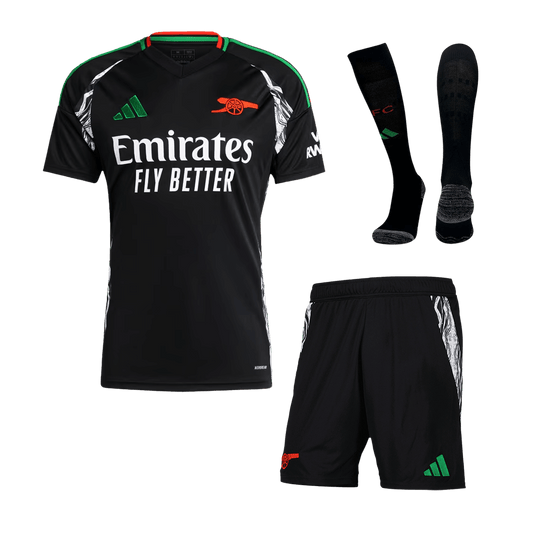Arsenal Away  Soccer Jersey Kit(Jersey+Shorts+Socks) 2024/25 Nej Dresy Obchod