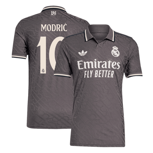 Player Version MODRI? #10 Real Madrid Third Away  Soccer Jersey 2024/25 Nej Dresy Obchod