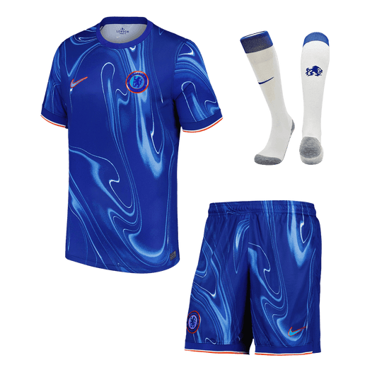 Chelsea Home  Soccer Jersey Kit(Jersey+Shorts+Socks) 2024/25 Nej Dresy Obchod
