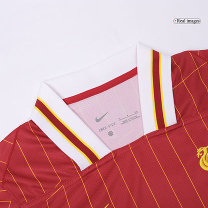 M.SALAH #11 Liverpool Home  Soccer Jersey 2024/25 - UCL Nej Dresy Obchod