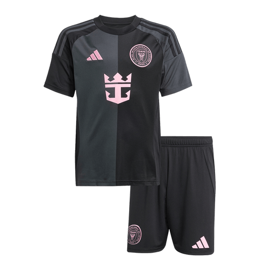 Kid's Inter Miami CF Away  Soccer Jersey Kit(Jersey+Shorts) 2025 Nej Dresy Obchod
