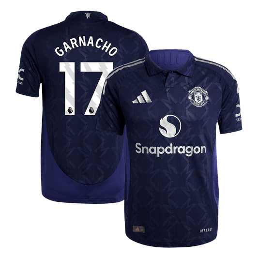 Player Version GARNACHO #17 Manchester United Away  Soccer Jersey 2024/25 Nej Dresy Obchod