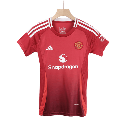 Women's Manchester United Home  Soccer Jersey 2024/25 Nej Dresy Obchod