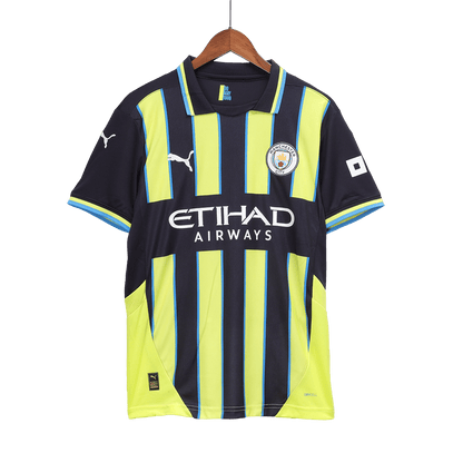 Manchester City Away  Soccer Jersey 2024/25 Nej Dresy Obchod