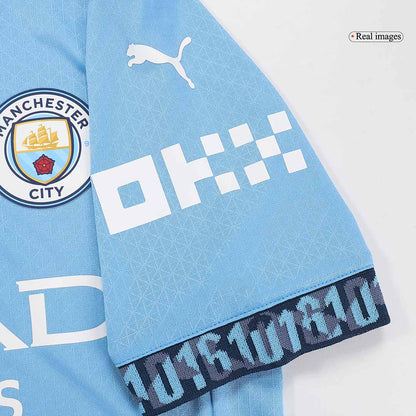 Player Version Manchester City Home  Soccer Jersey 2024/25 Nej Dresy Obchod