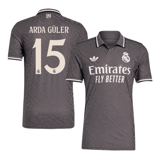 Player Version Arda Güler #15 Real Madrid Third Away  Soccer Jersey 2024/25 Nej Dresy Obchod