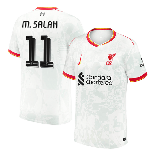 M.SALAH #11 Liverpool Third Away  Soccer Jersey 2024/25 - UCL Nej Dresy Obchod