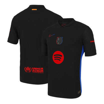 Player Version Barcelona Away  Soccer Jersey 2024/25 - Spotify Logo Without Text Nej Dresy Obchod