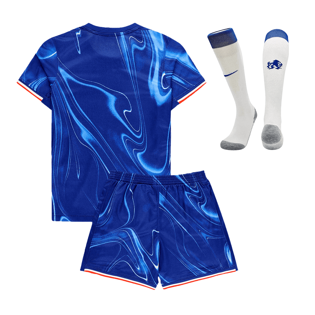 Kid's Chelsea Home  Soccer Jersey Kit(Jersey+Shorts+Socks) 2024/25 Nej Dresy Obchod