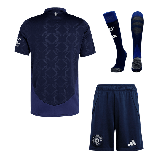 Manchester United Away  Soccer Jersey Kit(Jersey+Shorts+Socks) 2024/25 Nej Dresy Obchod