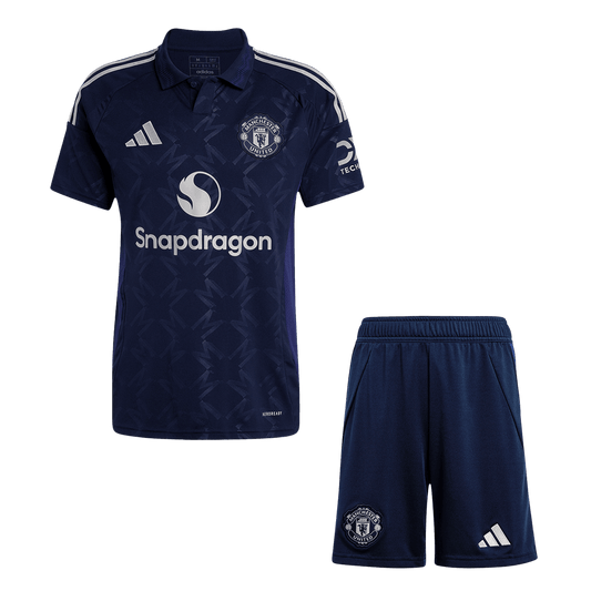 Manchester United Away  Soccer Jersey Kit(Jersey+Shorts) 2024/25 Nej Dresy Obchod