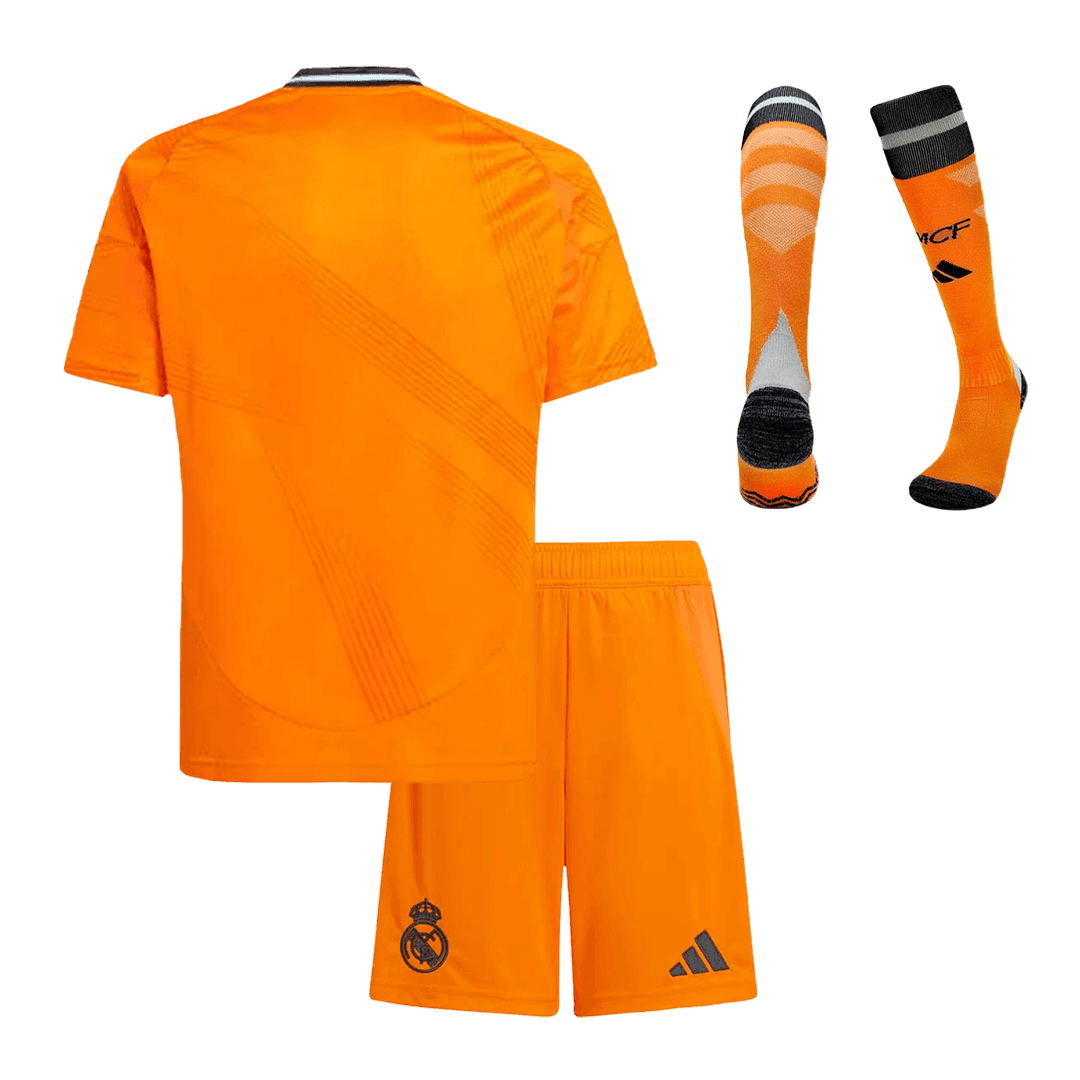 Kid's Real Madrid Away  Soccer Jersey Kit(Jersey+Shorts+Socks) 2024/25 Nej Dresy Obchod