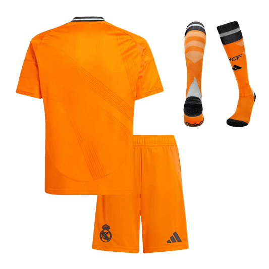 Kid's Real Madrid Away  Soccer Jersey Kit(Jersey+Shorts+Socks) 2024/25 Nej Dresy Obchod