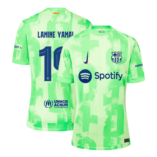 LAMINE YAMAL #19 Barcelona Third Away  Soccer Jersey 2024/25 - UCL Nej Dresy Obchod