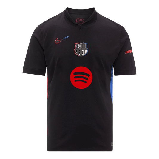 Barcelona Away  Soccer Jersey 2024/25 - Spotify Logo Without Text Nej Dresy Obchod